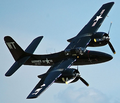 Grumman F7F-3P Tigercat Photo Recon version