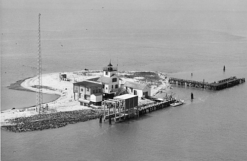 USCG Point Au Fer Reef Lighthouse 1963