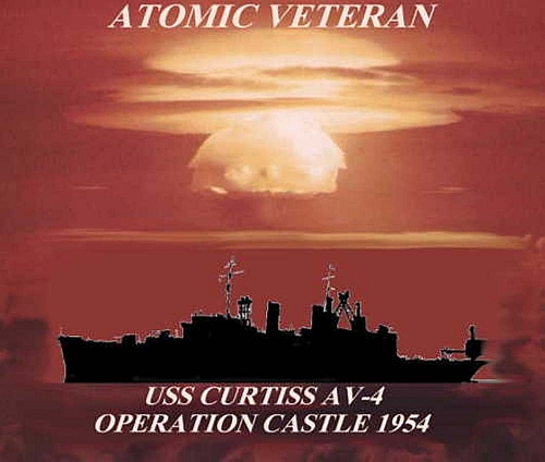 USS Curtiss AV-4 Veteran Operation Castle Nuclear Tests