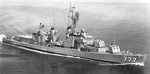 USS ZELLARS (DD-777) circa 1967
