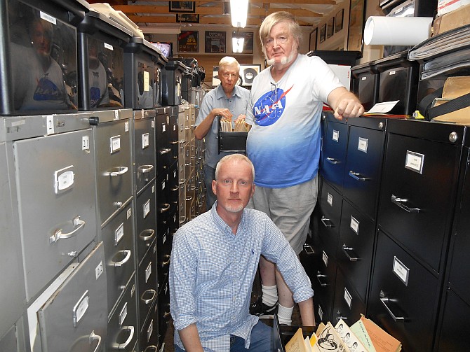 David Marler (front), Barry Greenwood, Jan Aldrich