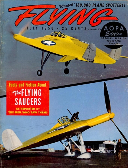 FLYING Magazine July 1950 Cover