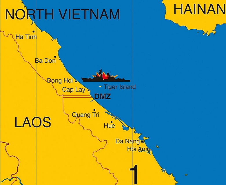 map of vicinty of where h,as hobart action took place