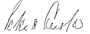 peter gersten signature