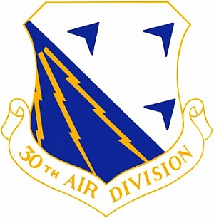 30th Air Division Crest 1954