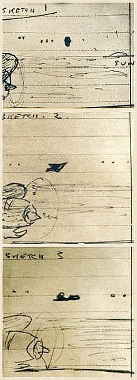 BOAC Captain James Howard's UFO Sketches