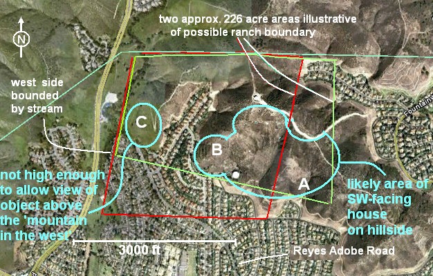 possible Lindero Ranch boundaries