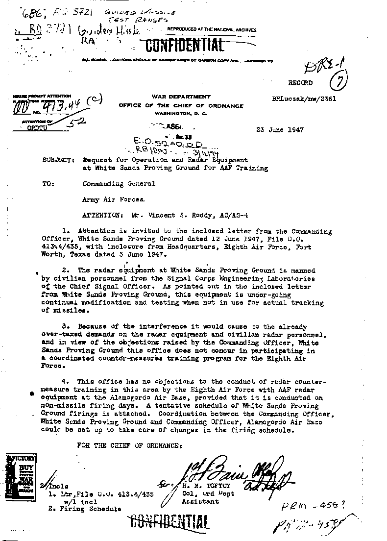 Bain Letter, 23 June, 1947