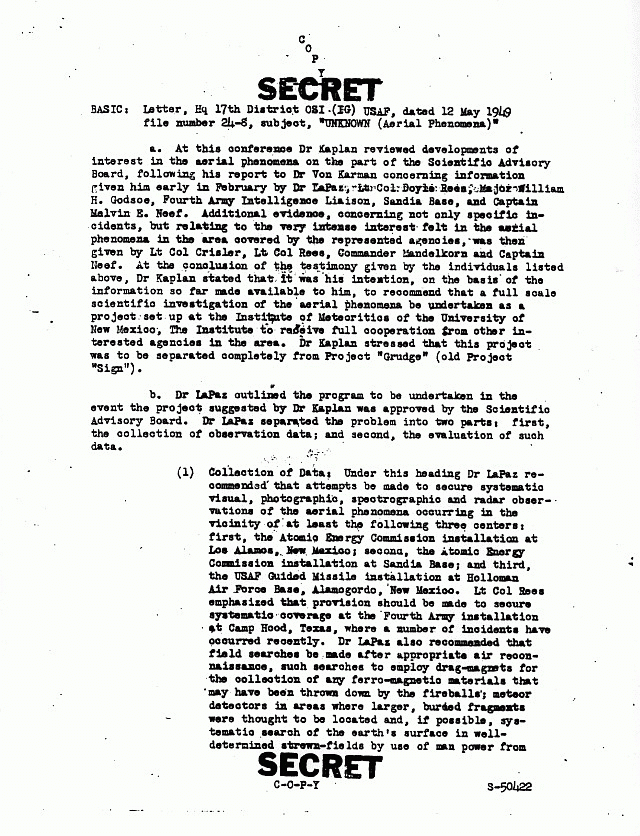 Col Doyle Rees to Dir  OSI, 12 May, 1949, Page 2
